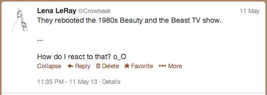 Beauty and the Beast Tweet